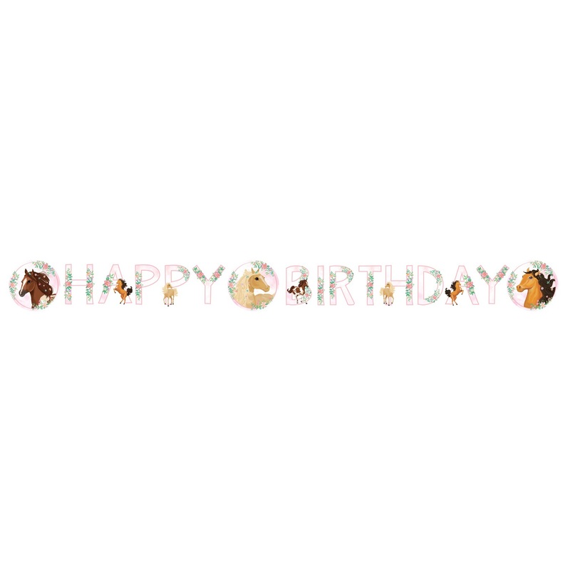 Horse garland fleur 1.4m