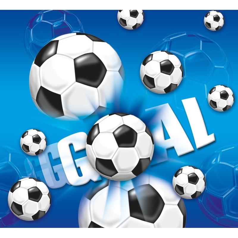 Kick & Goal football tablecloth 1.8 x 1.2m