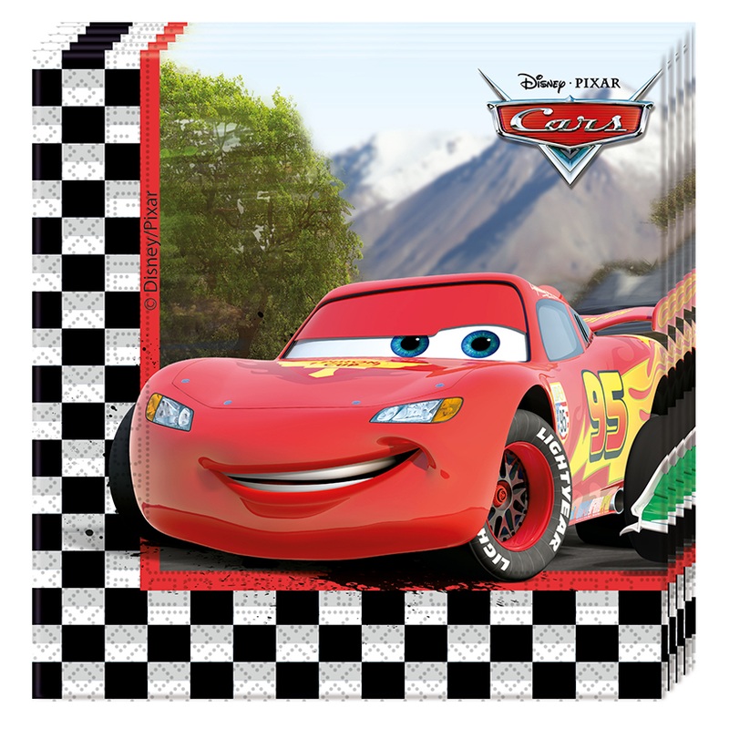 20 Cars Northern Cup Race napkins 33cm