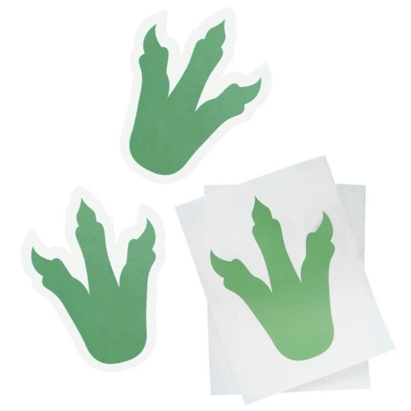 6 Roarsome Dino stickers 18 x 13cm