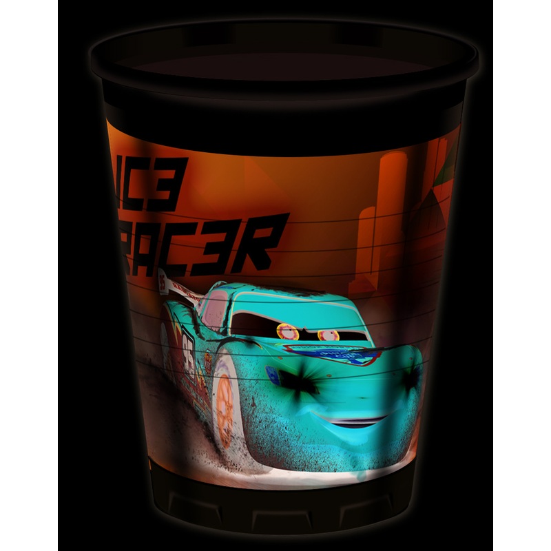 8 Cars Ice Racer plastic cups 200ml