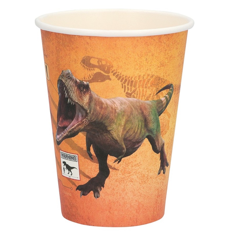 8 cups World of Dinosaurs 250ml