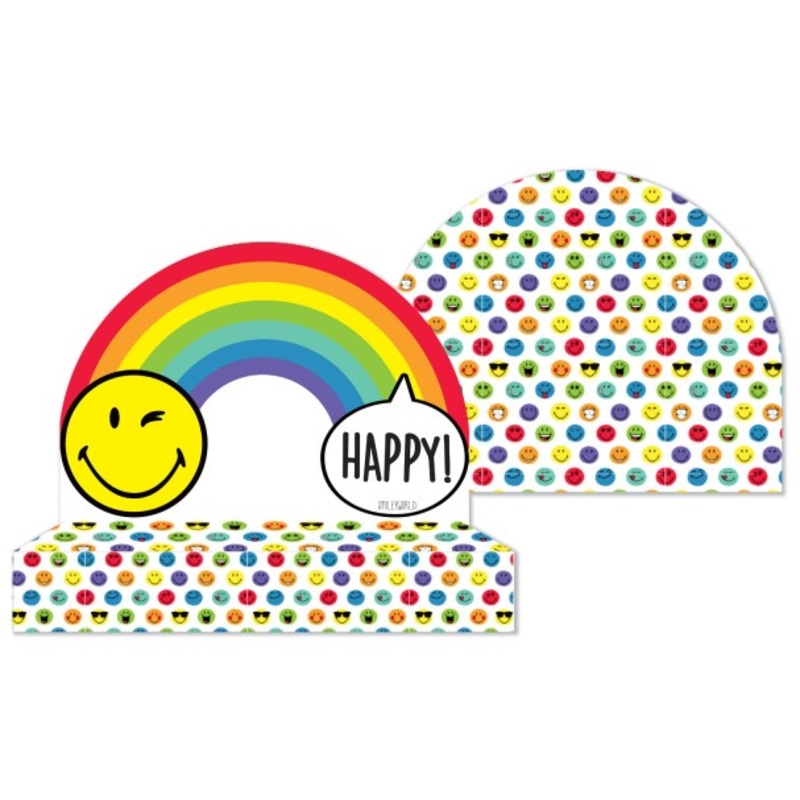 8 Smile the World invitation cards with envelopes