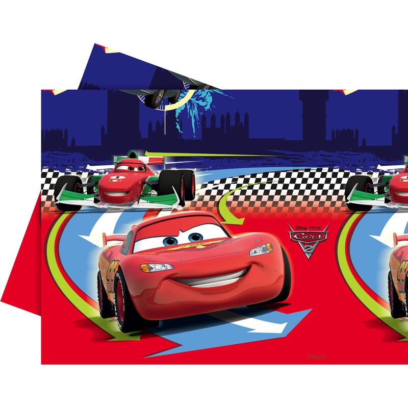 Cars racing driver champion tablecloth 120 x 180cm