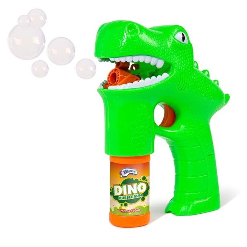 Dinosaur bubble machine