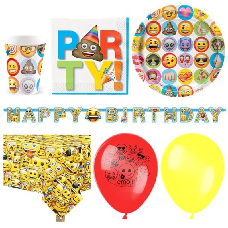 Emoji Smiley Premium Party Package