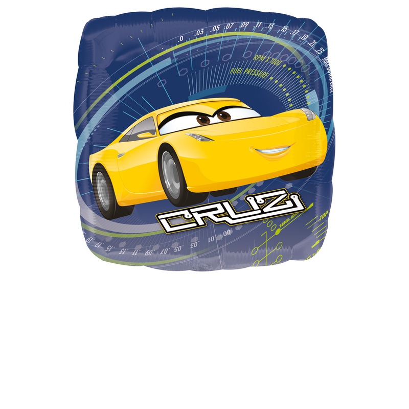 Foil balloon Cars Cruz & Storm square