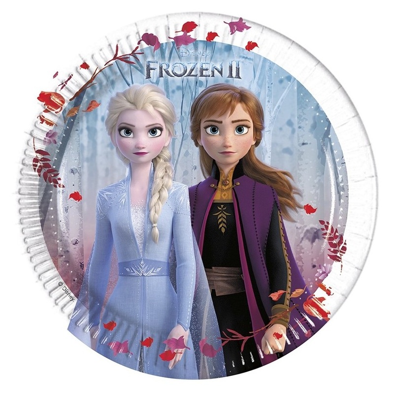 Frozen 2 paper plates 8 pieces 20cm
