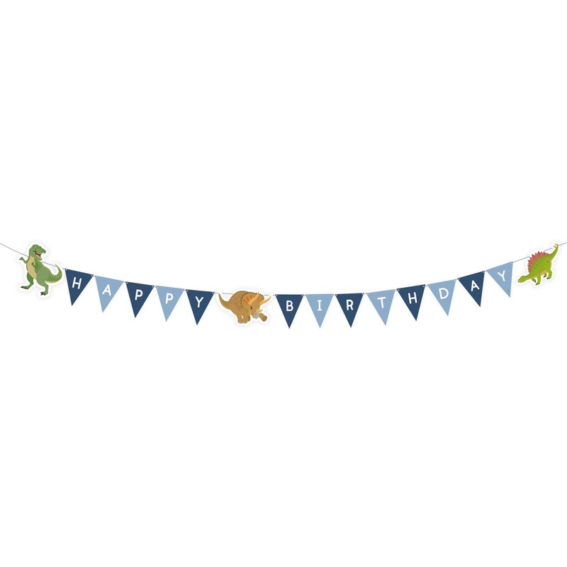 Happy Dinosaur Pennant 1.8m