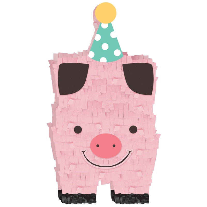 Happy Farm Life pig decoration figure