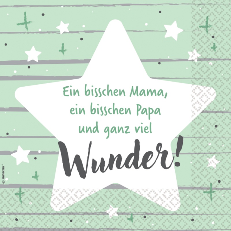 16 Napkins - Our Miracle 33cm