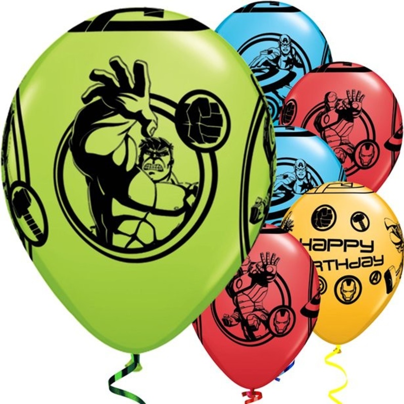25 Avengers Triumph balloons 28cm