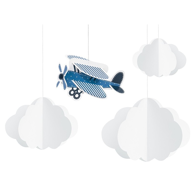 4 Little Plane hanging decoration