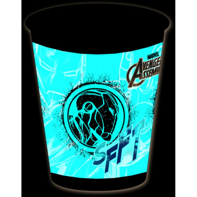 8 Avengers League Iron Man cups 200ml