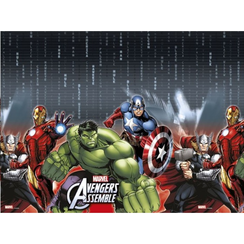 Avengers superhero tablecloth 1.8 x 1.2m