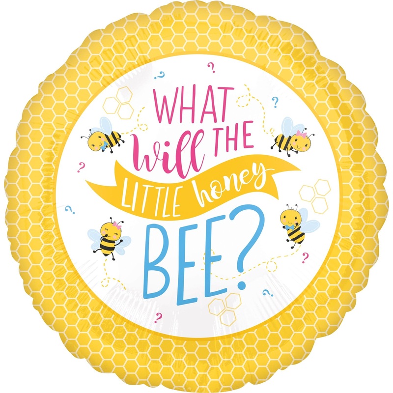 Baby bees foil balloon honey