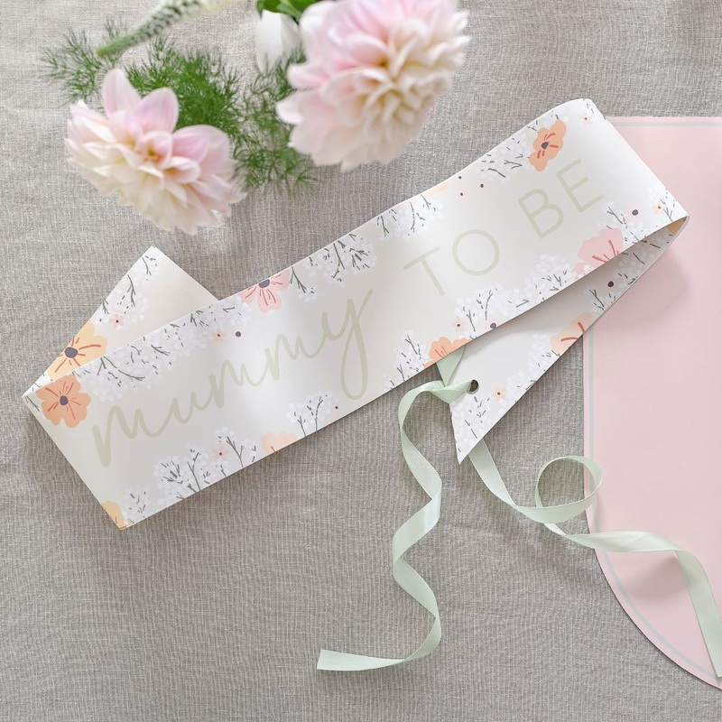Blooming Life - Mum to be sash