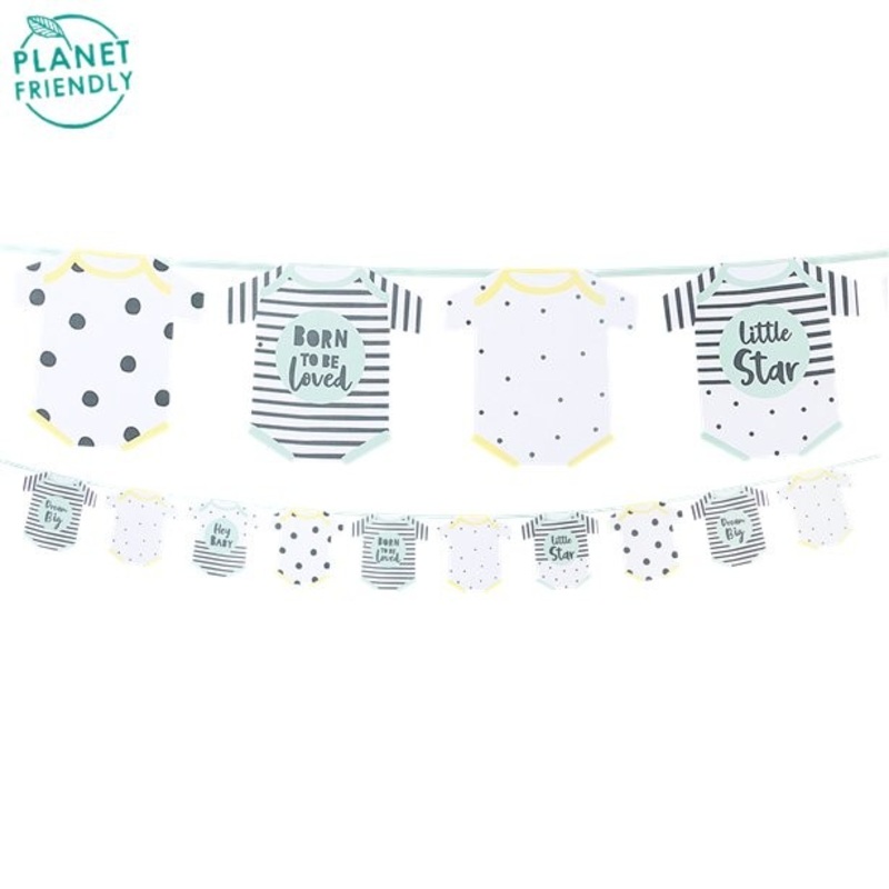 Born to be loved romper pennant chain 3.5m
