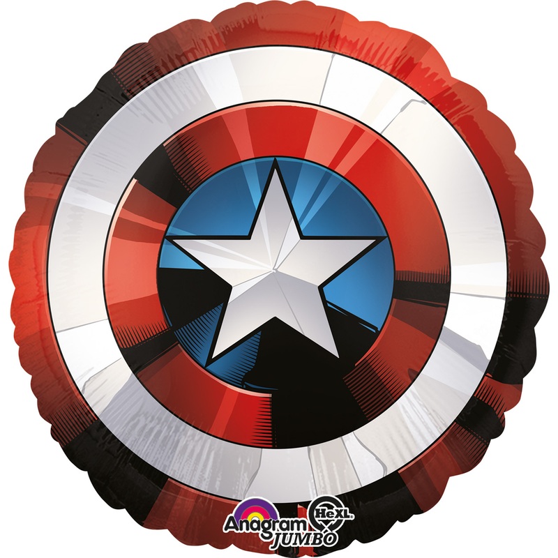 Foil balloon Avengers Captain America shield