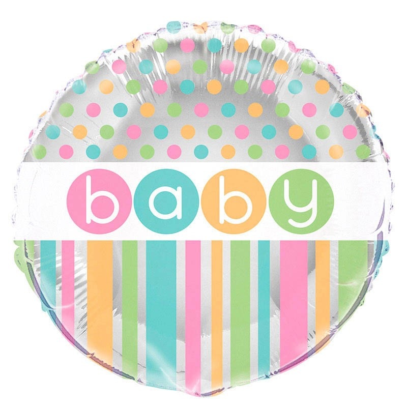 Foil balloon pastel dreams baby party