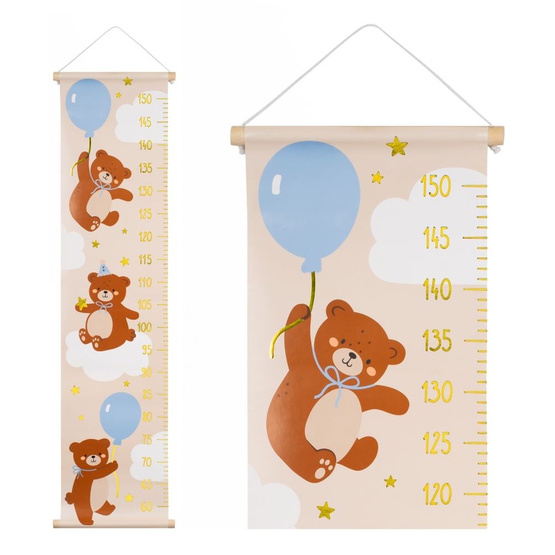 Hanging tape measure bear 24 x 100cm