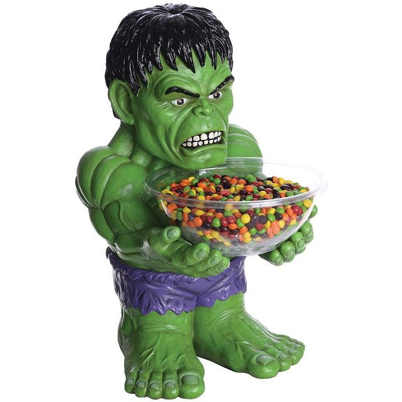 Hulk statue candy bowl
