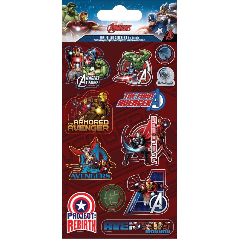 Marvel Avengers Heroes Stickers