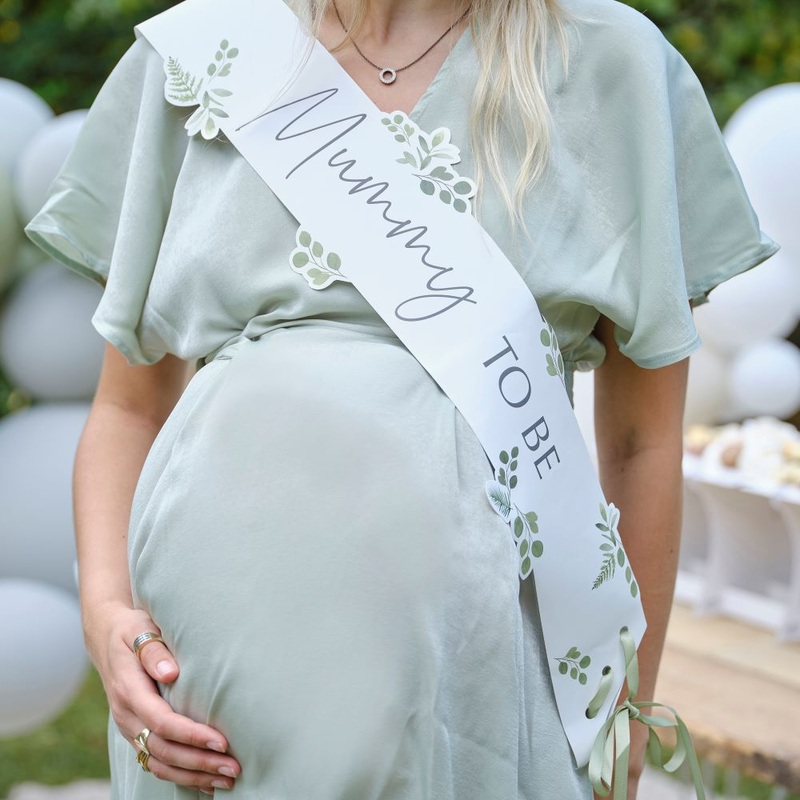 Mummy to be sash Flore