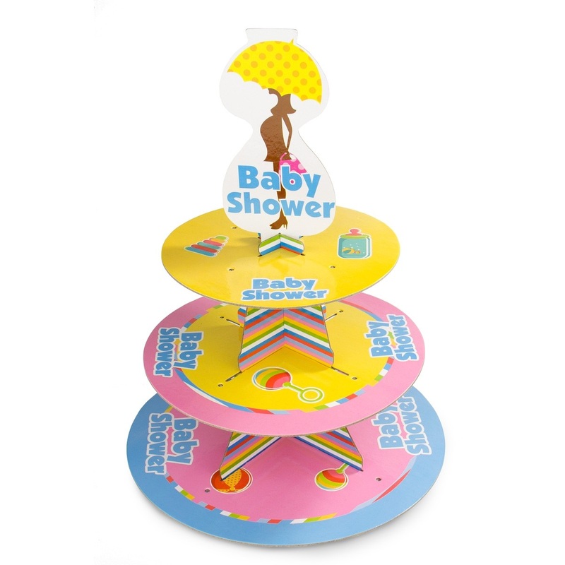 Sweet babyshower party cake stand 30cm