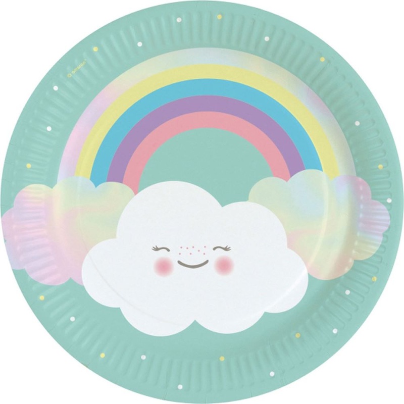 8 plates sweet cloud world 23cm