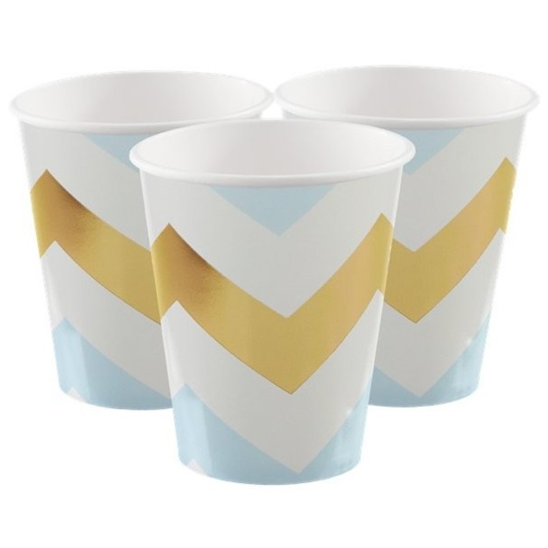 8 zigzag napkins Milan 255ml