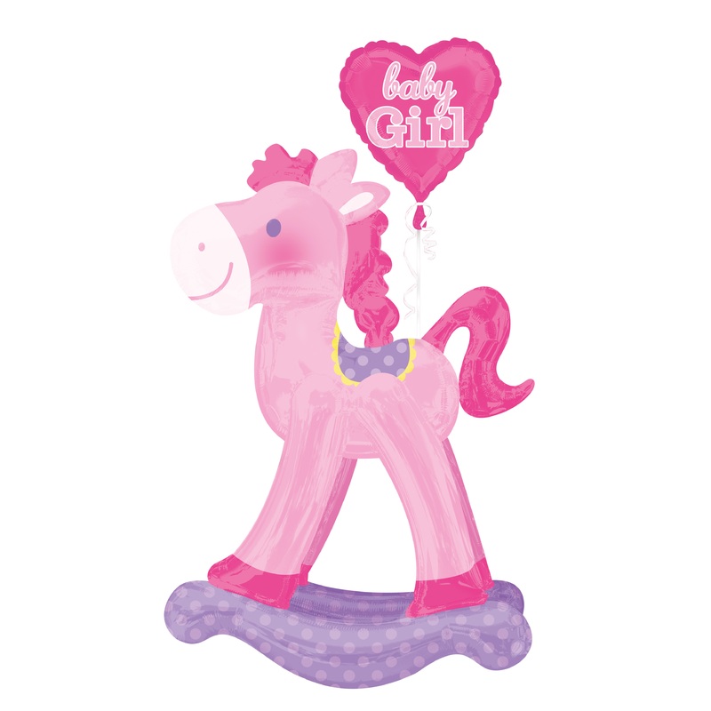 Airwalker rocking horse baby girl