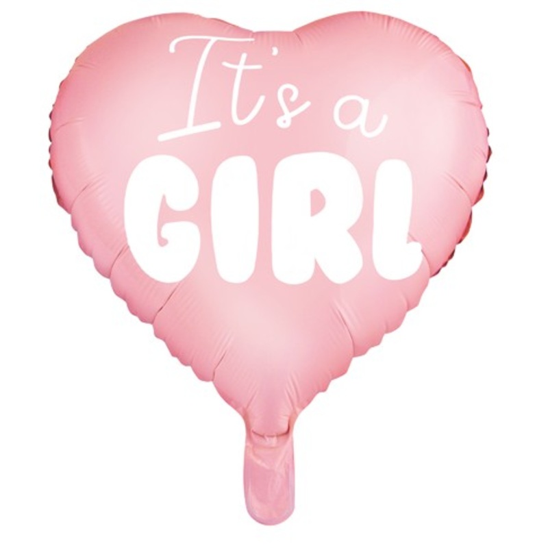 Baby princess heart balloon 45cm