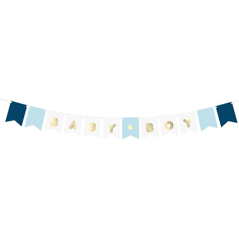 DIY baby boy garland 1.6m