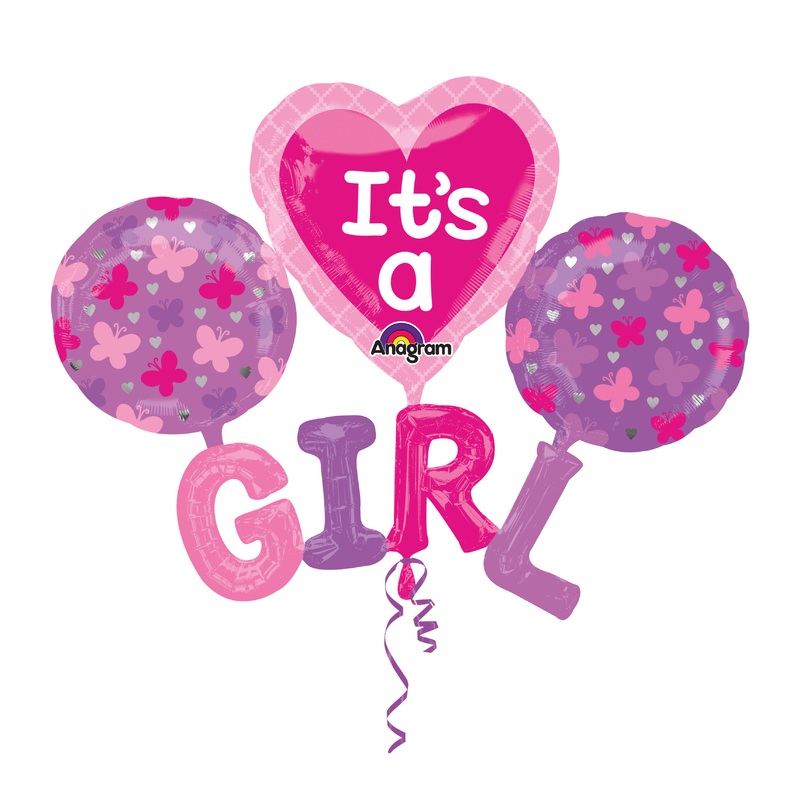 Foil balloon baby party little princess
