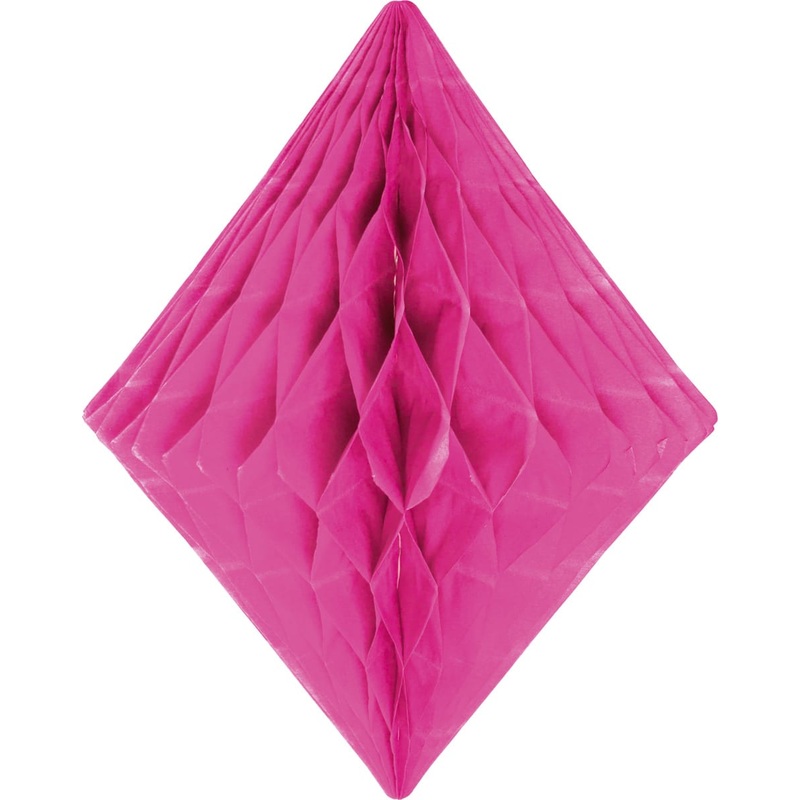 Honeycomb diamond in magenta 30cm