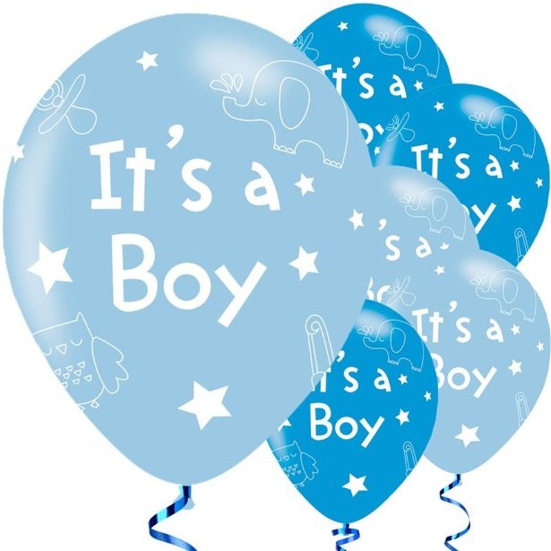 It`sa Boy 6 latex balloons 28cm