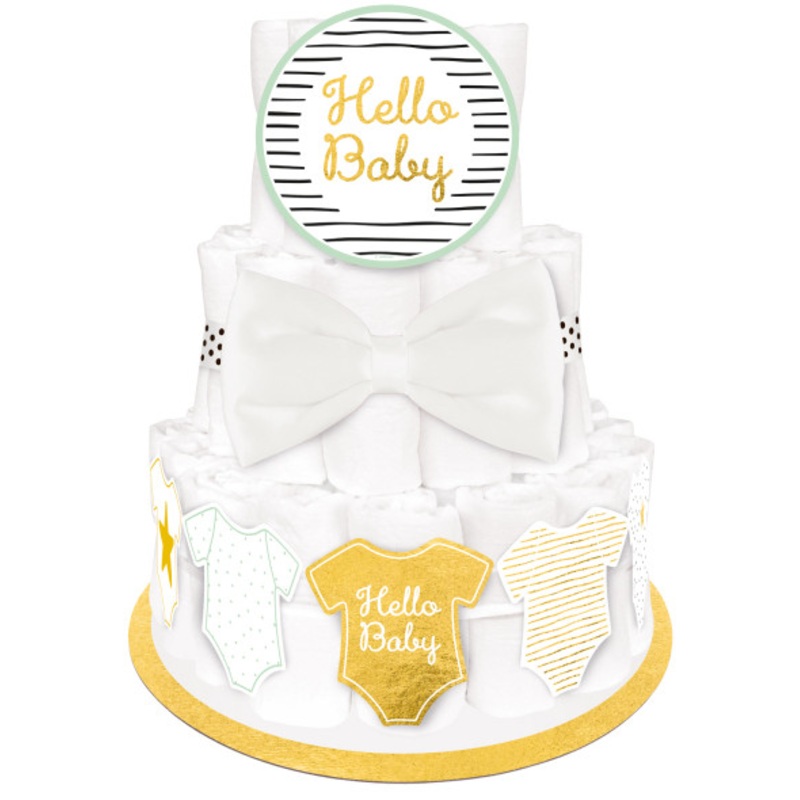 Kleiner Schatz nappy cake decoration set 4 pieces