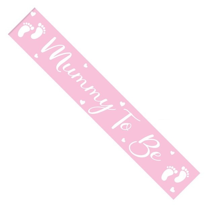 Mummy To Be sash pink