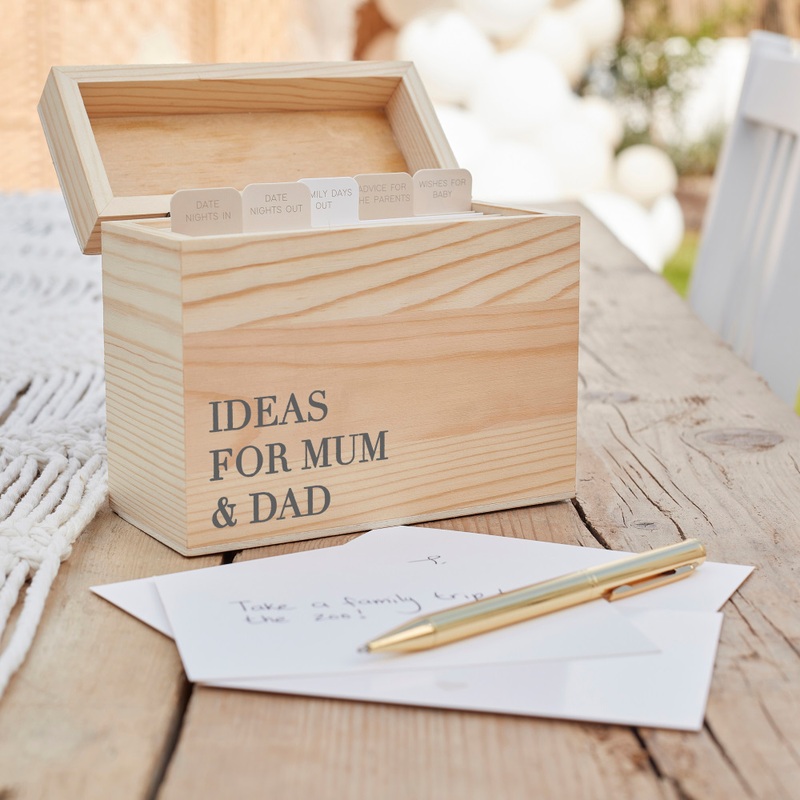 New Parents Guest Book Card Box