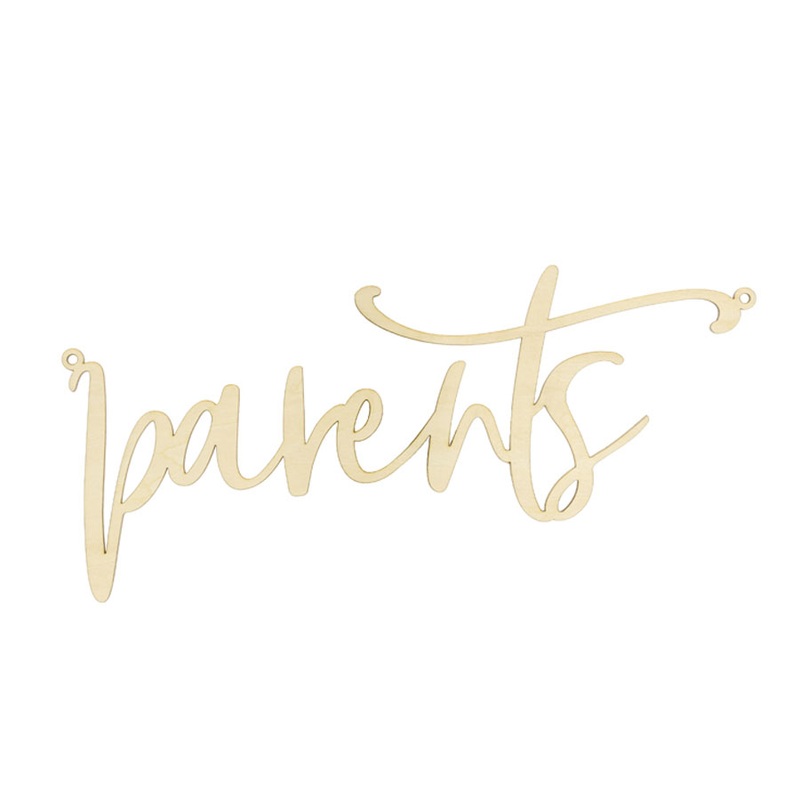 Parents parents chair sign