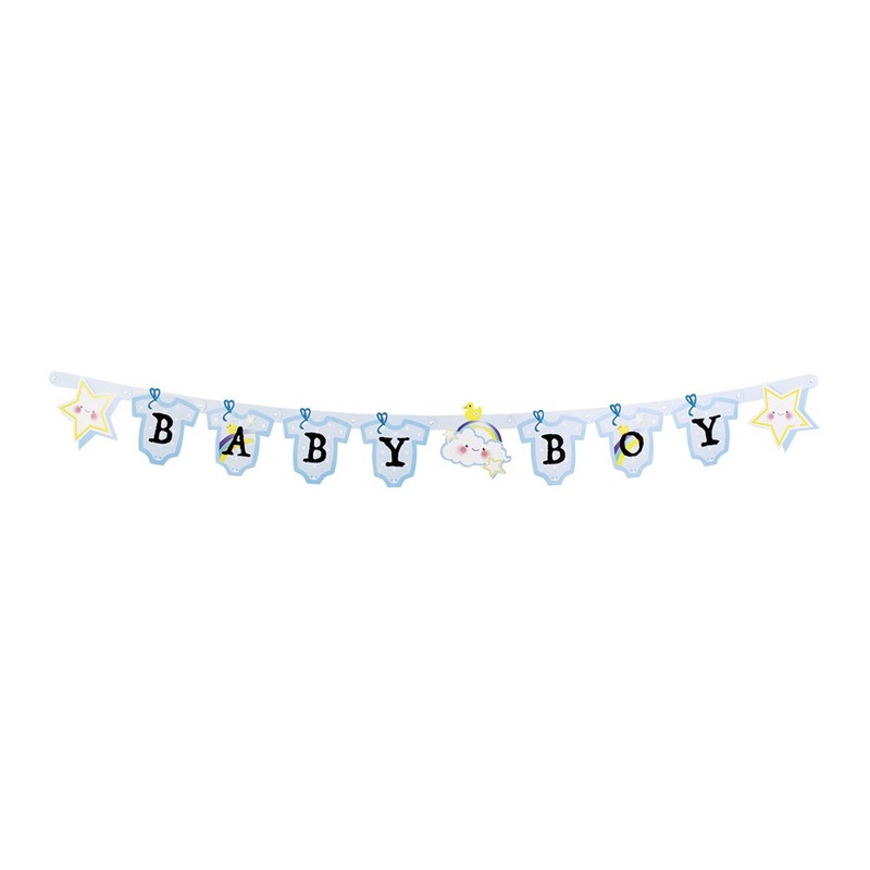 Sweet Babyboy Tommy party garland 155cm