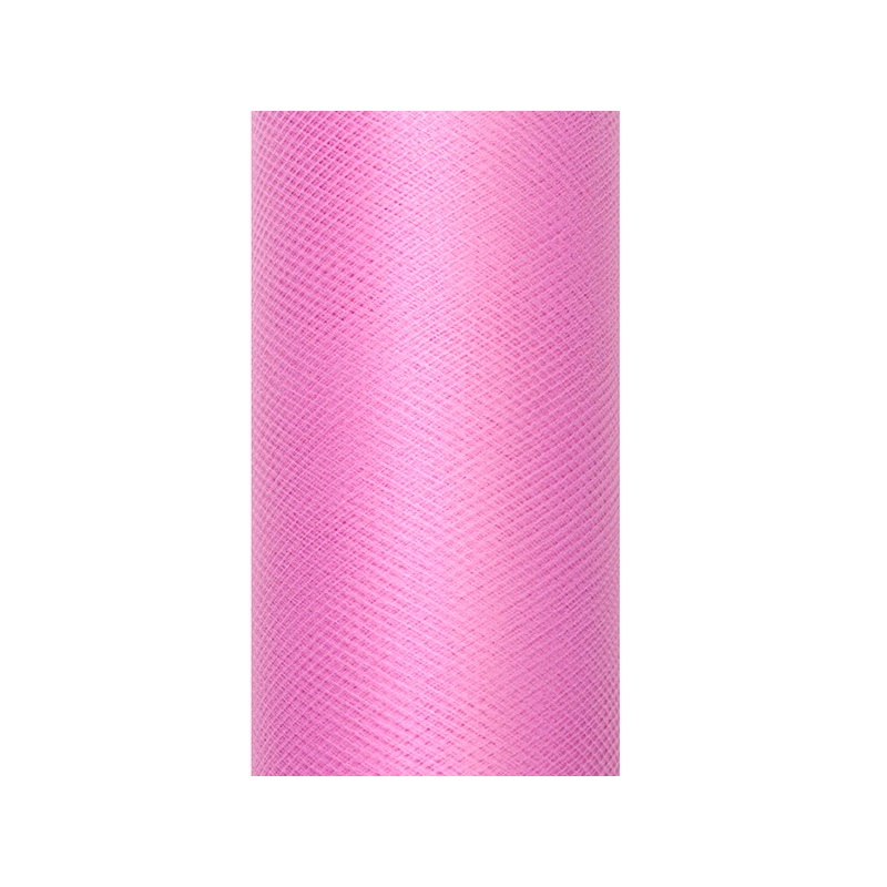 Tulle fabric Luna pink 9m x 15cm