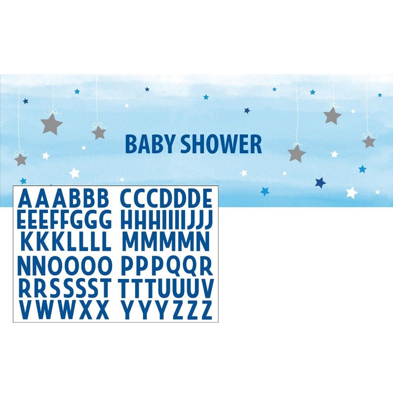 Twinkle Baby Boy Banner 1.52mx 50cm