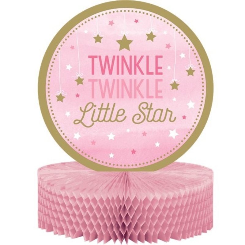 Twinkle Pink Star stand 31cm