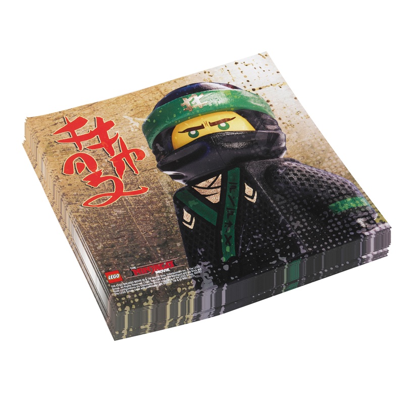 20 Ninjago Movie napkins 33cm