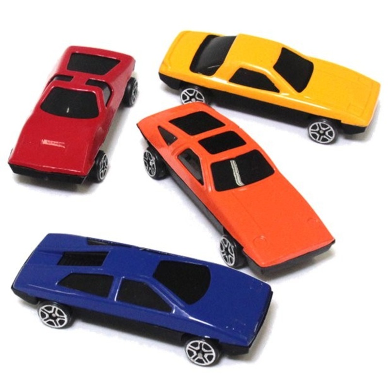 4 colorful toy cars Road Stars