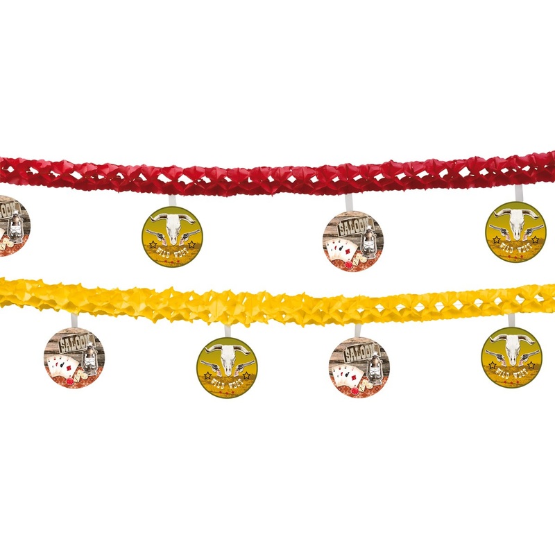 4m western and cowboy garland