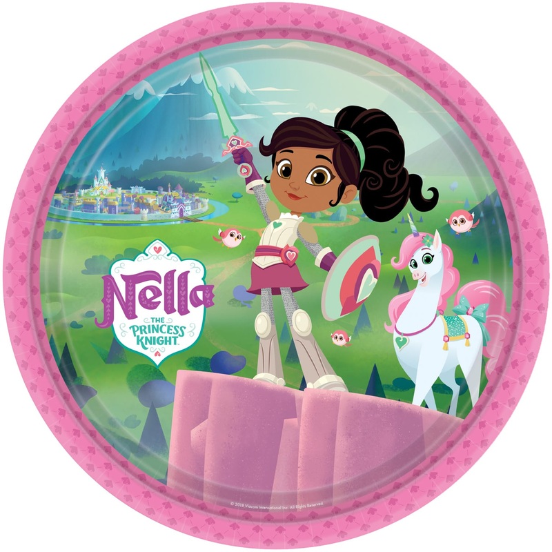 8 Nella the knight princess party plate 23cm