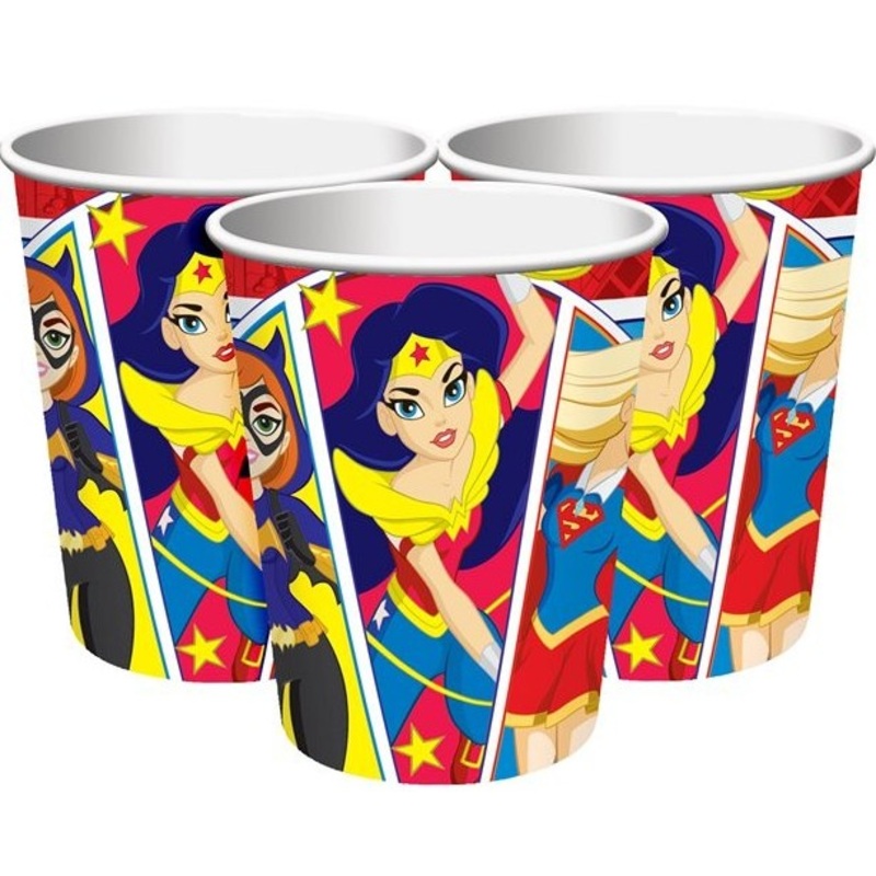 8 Super Hero Girls Action paper cups 256ml